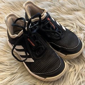 Adidas size 10.5 (toddler/little boy) sneakers. Lightly used.